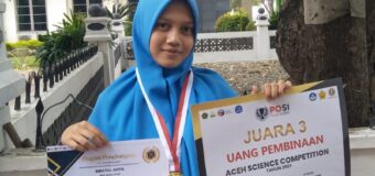 Bibatul Ahya Lulus OSN Cabang Geografi  tingkat Kabupaten dan Lanjut ke Tingkat Provinsi