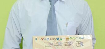 Faizul Siswa Kelas XII MA  Darul Ulum Banda Aceh Juara Satu  Karya Tulis Ilmiah di Ajang RiabFair X