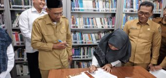 Meningkatkan Kolaborasi Antar Perpustakaan MA Darul Ulum Banda Aceh Tanda Tangani MoU dengan Dispersip Kota Banda Aceh