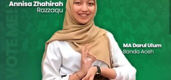 Siswi MA Darul Ulum Banda Aceh, Annisa Zhairah Razzaqu, Masuk Grand Finalis Duta Siswa Indonesia Nasional