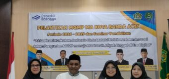 Wakamad Darul Ulum Banda Aceh Dilantik dalam Momentum Pelantikan MGMP MA
